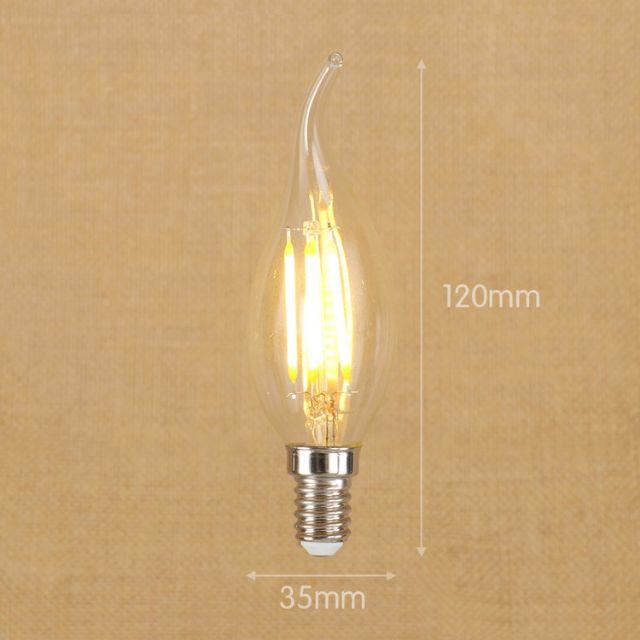 BÓNG LED EDISON C35 DÁNG NGỌN LỬA 4W