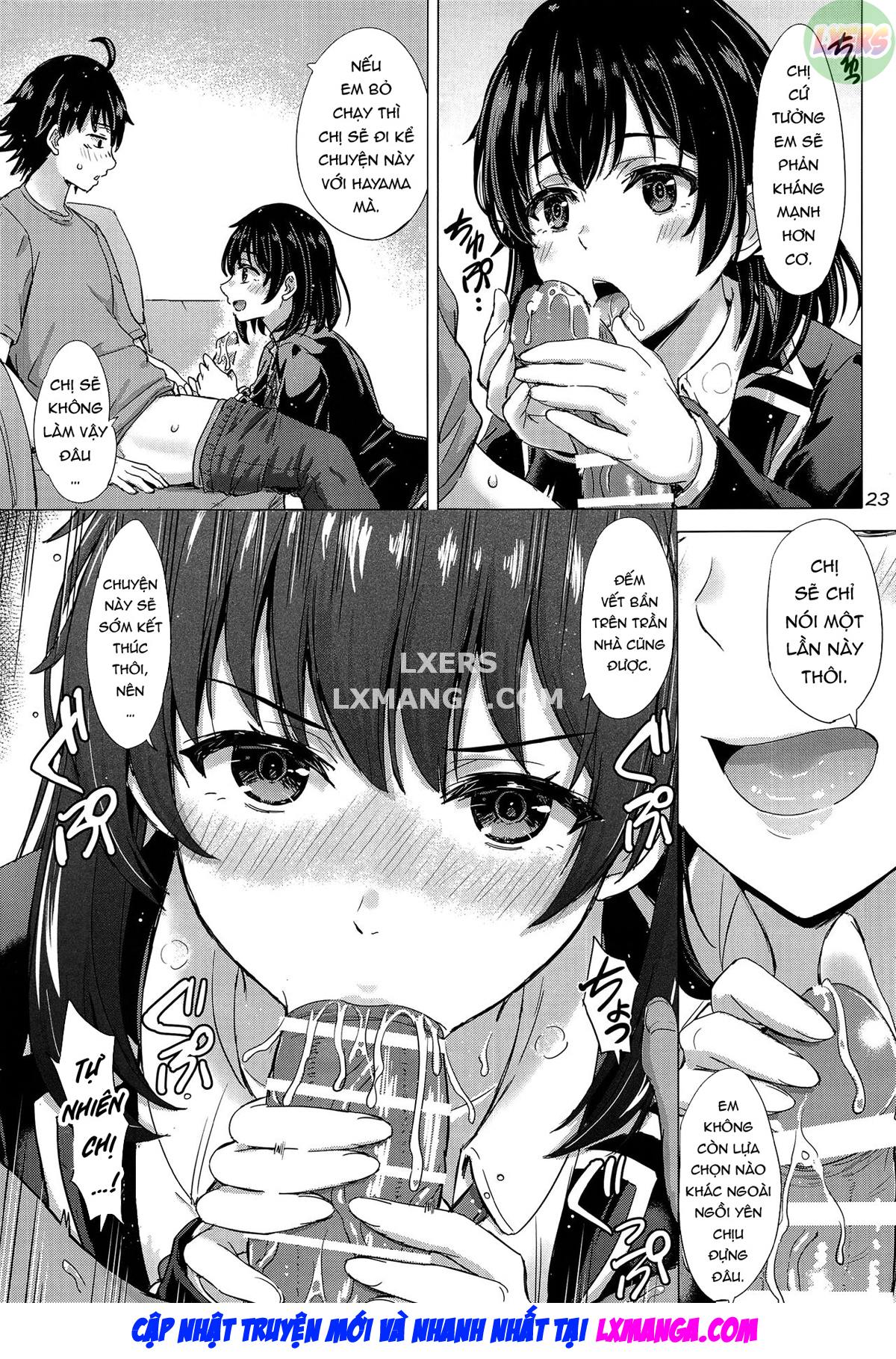 bí mật hư hỏng của chị em yukinoshita chapter 1 22