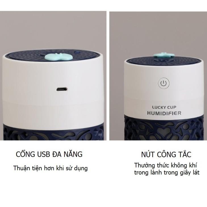 Máy Phun Sương Mini LUCKY CUP Máy Khuếch Tán Tinh Dầu, phong cách thời trang, hiện đại, tạo độ ẩm, khử mùi