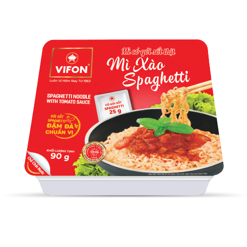 Thùng 18 Mì Xào spaghetti VIFON (90g / Khay)