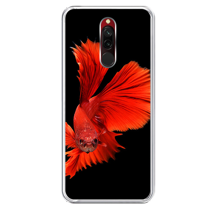 Ốp lưng dẻo cho điện thoại Xiaomi Redmi 8 - 0175 FISH01 - Hàng Chính Hãng