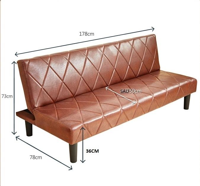 Sofa bed 3 trong 1 Juno sofa màu nâu