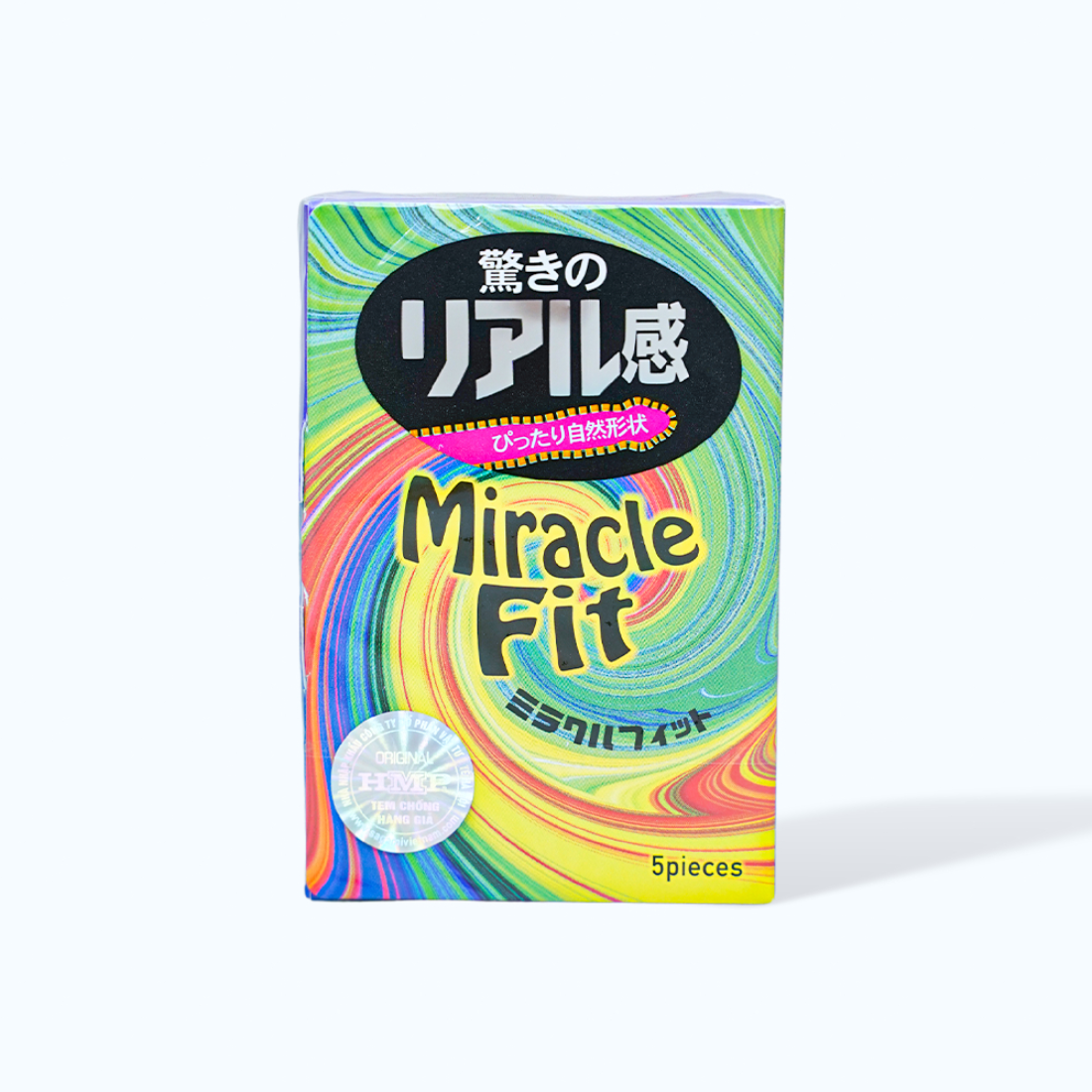 Bao cao su Sagami Miracle size 52mm hộp 5 chiếc, 10 chiếc