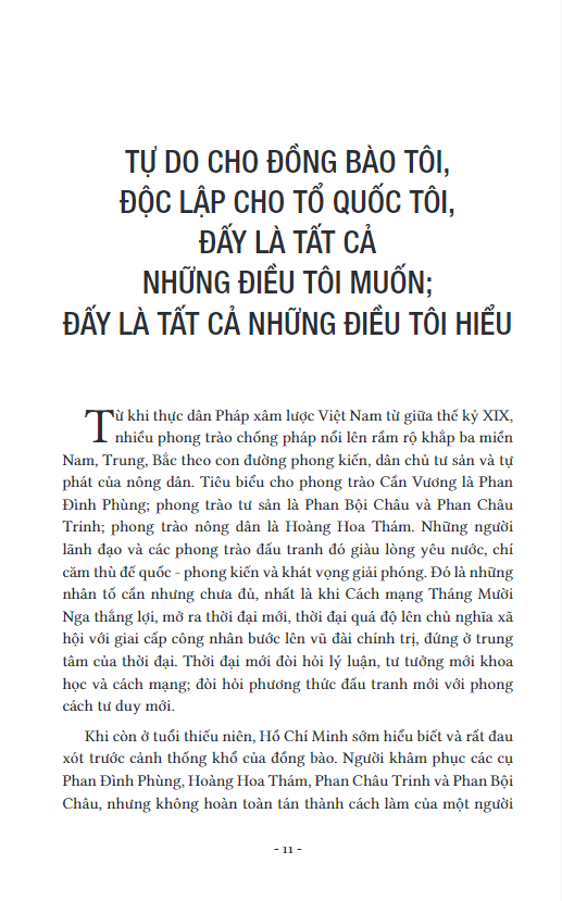 Sách Khát Vọng Hồ Chí Minh