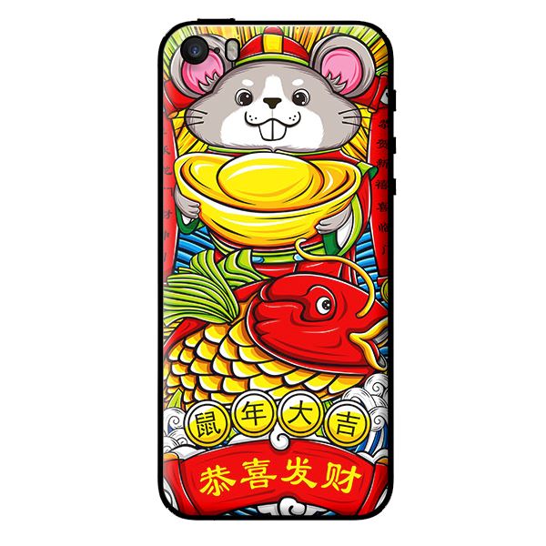 Ốp lưng in cho Iphone 5/5s/5se Mẫu Tết 2020