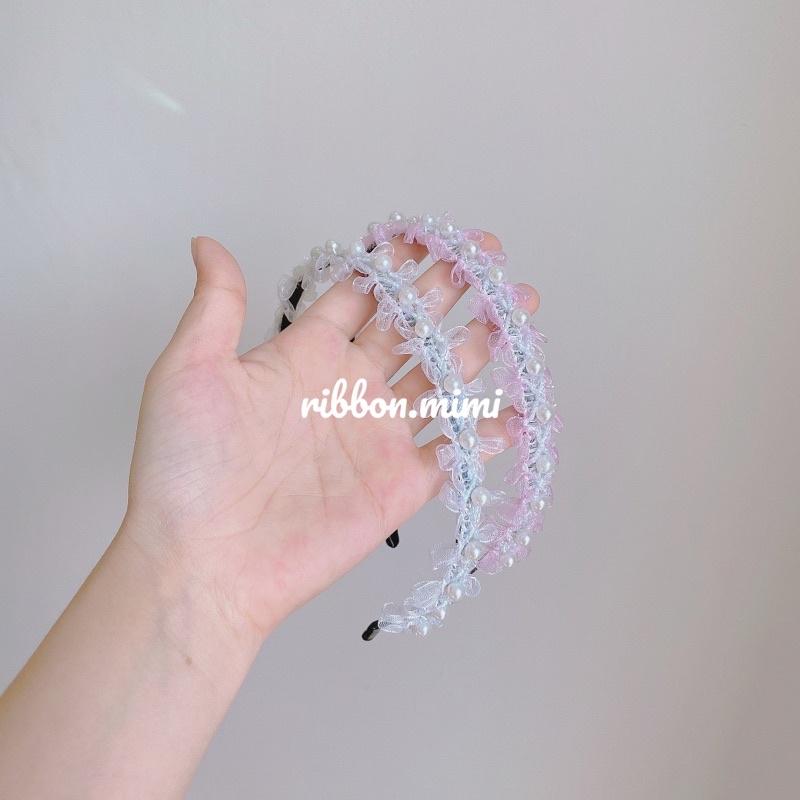 Băng Đô Voan Công Chúa Handmade Ren Voan Cao Cấp Ribbon.mimi