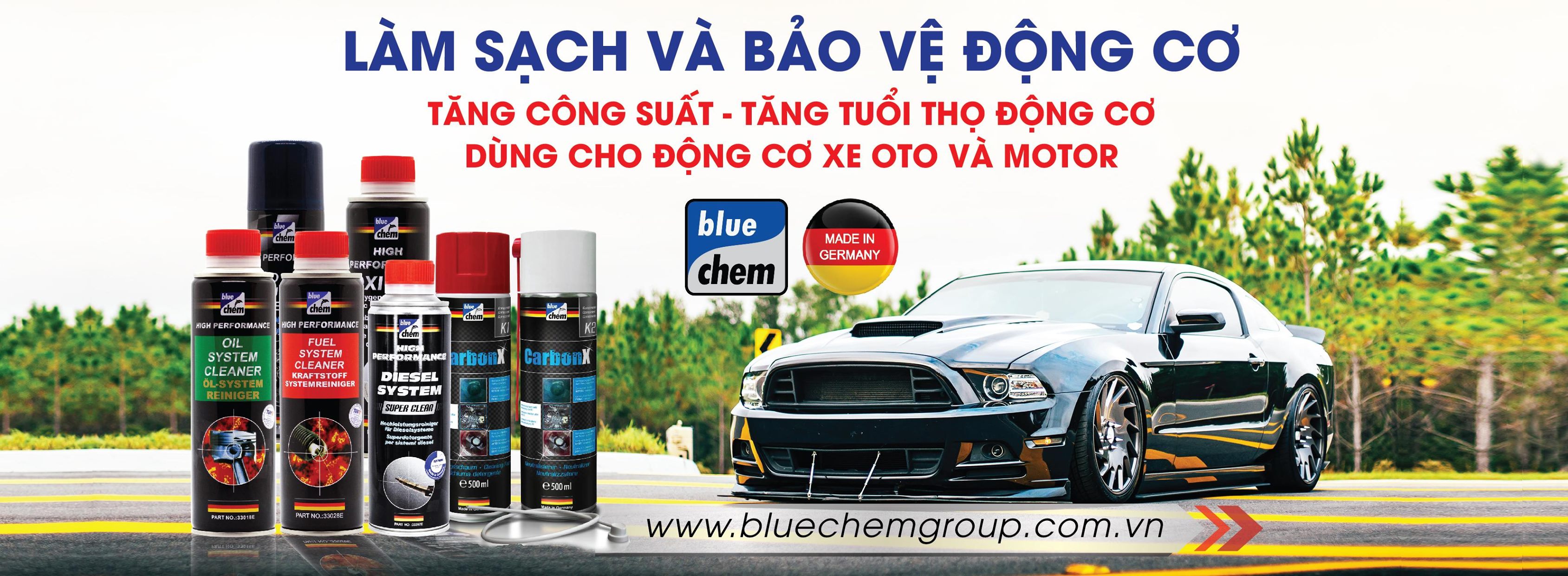 COMBO 2 Vệ sinh cảm biến oxi và bầu lọc khí thải Catalytics Bluechem Oxicat 300ml