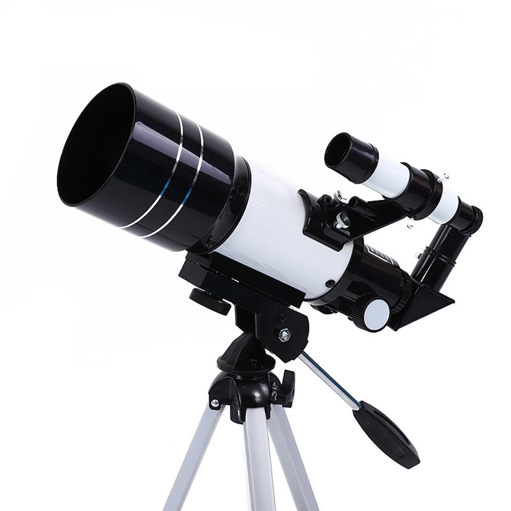 Outdoor Telescope High Clear Astronomical Refracting Telescope Professional Stargazing Telescope Compact Tripod Watching Monocular for Child Teenagers Beginners