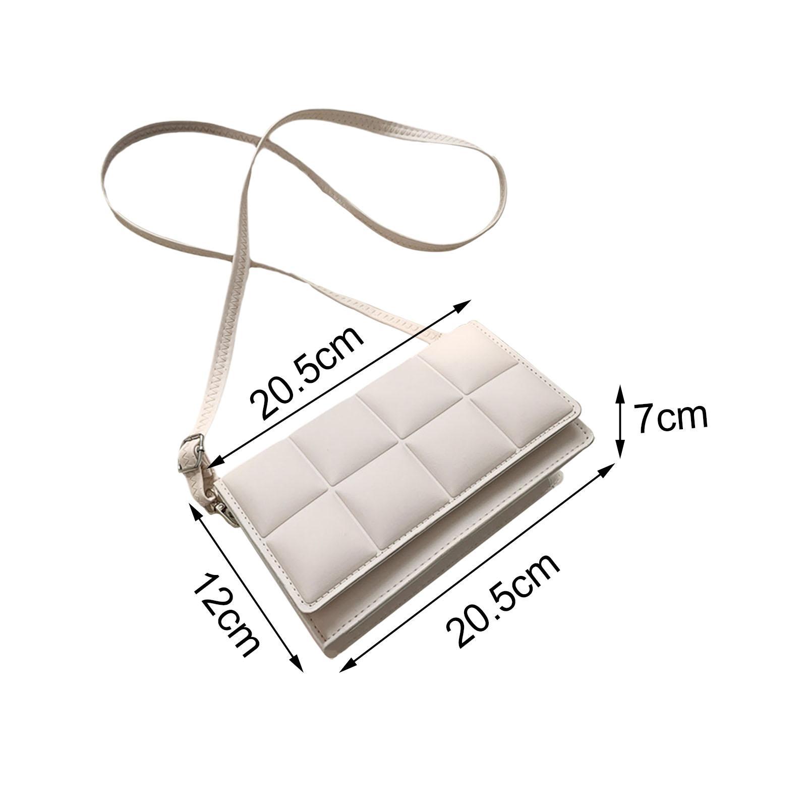 Women’s Satchel Top Handle Tote Single -Shoulder Bag Purse Soft Leather Crossbody Designer Handbag Big Capacity Checkered Bags