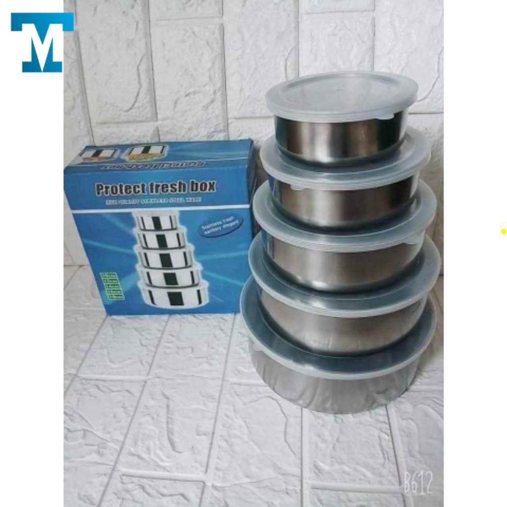 Bộ thố lạnh inox 5 món