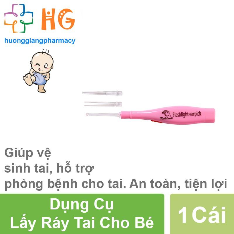 Dụng cụ lấy ráy tai có đèn an toàn cho bé