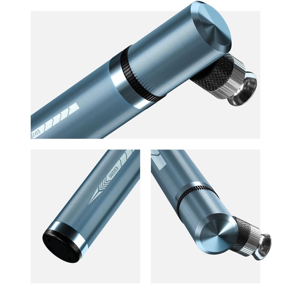 Máy Bơm Xe Đạp Mini Cầm Tay Áp Suất Cao 130Psi Tương Thích Với Presta & Schrader