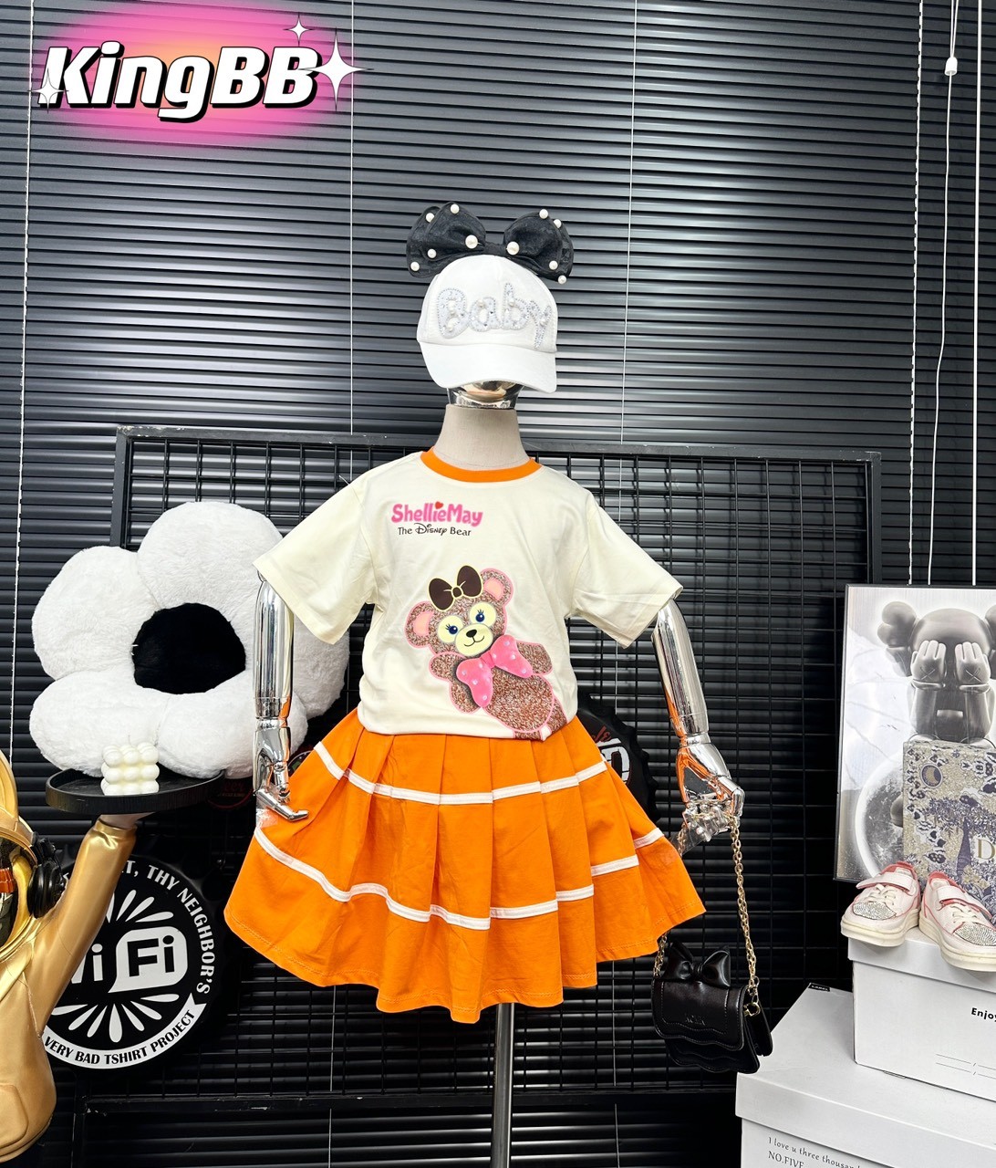 [MẪU MỚI] Đồ bộ bé gái, Bộ quần giả váy cho bé gái thể thao từ 20-40kg chất cotton mềm mịn mát