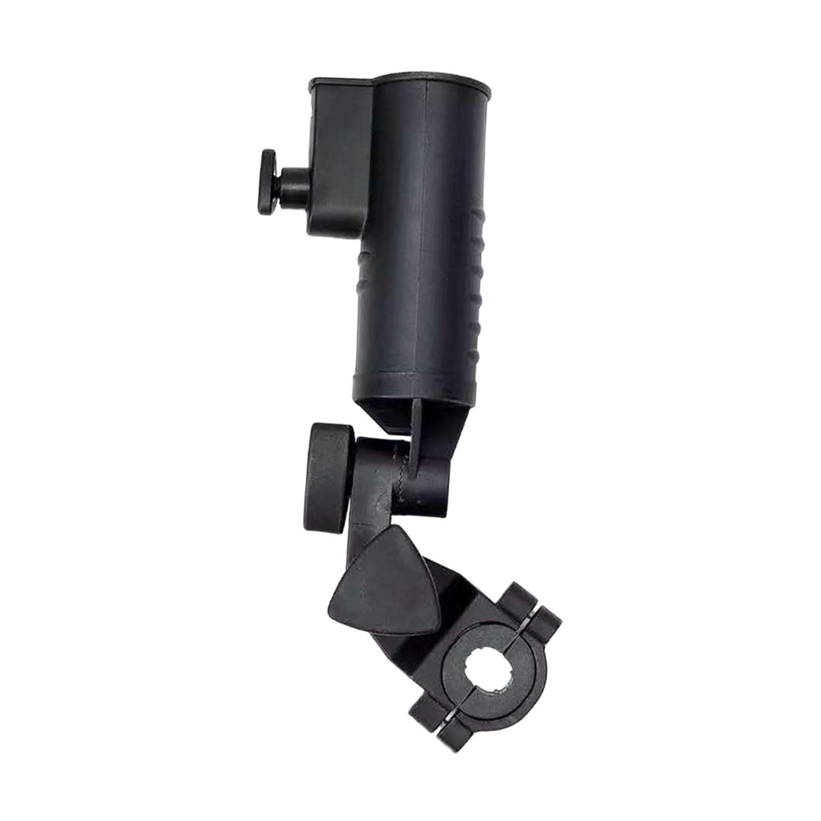 Golf Cart Umbrella Holder Clamp Mount, Umbrella Clip Mounting Durable Practical Easy to Install Golf Umbrella Holder Stand Clamp for Practice