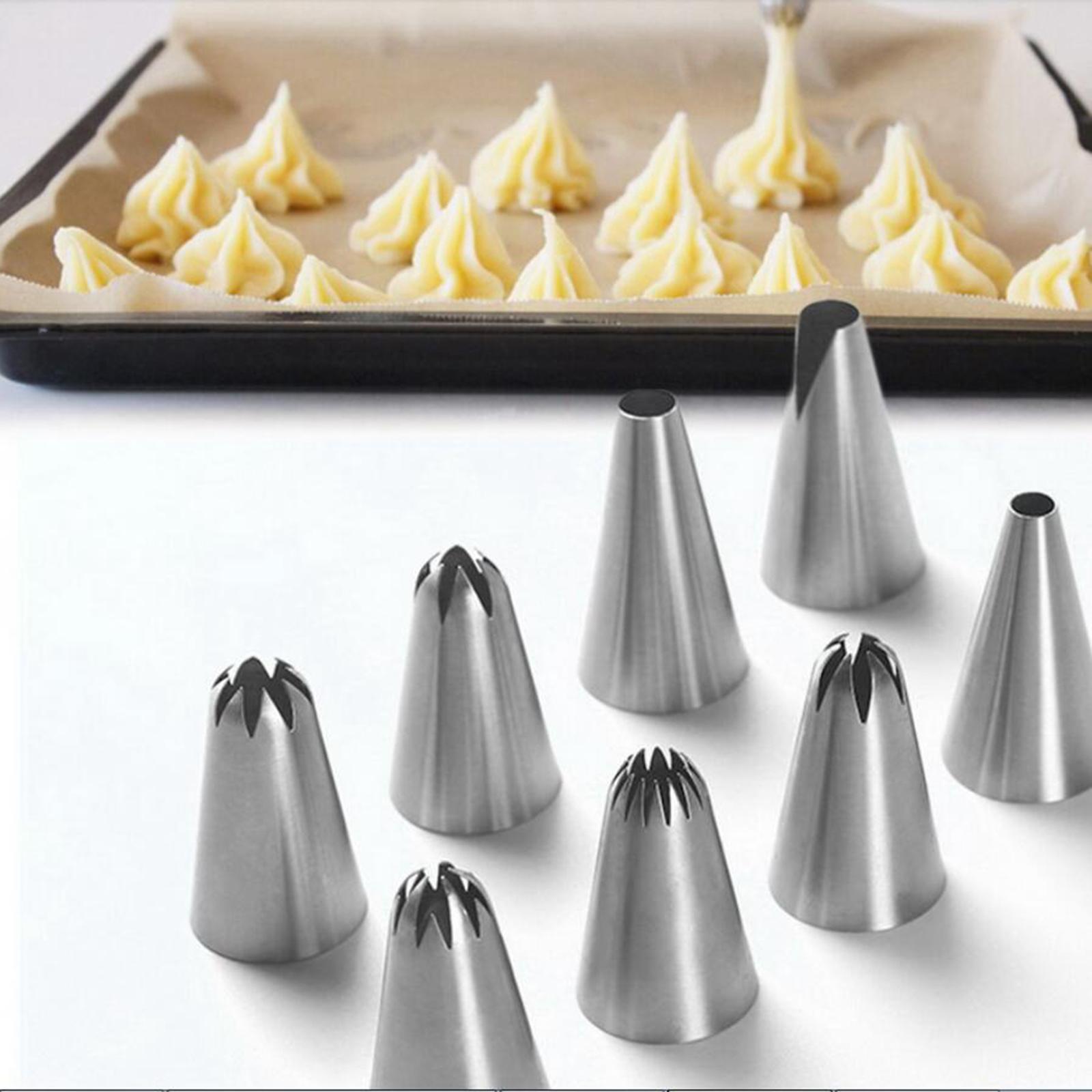50 Pieces Cake Decorating Tools 1 Pieces Piping Bags 48 Pieces Cake Decorating Tips 1 Pieces Cake Couplers for Baking Cake Cookies Chocolate Decors