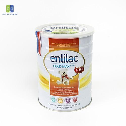 Sữa bột Enlilac Gold Max+ - Giúp bé ăn ngon miệng, tăng cường hấp thu dưỡng chất, sữa cao năng lượng cho trẻ 1- 10 tuổi