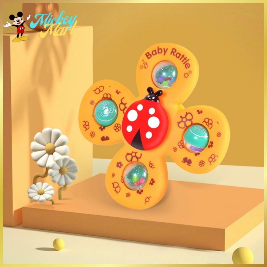 MẪU MỚI Đồ Chơi 3 Con Quay Spinner Xoay 360 độ Hình Côn Trùng Ngộ Nghĩnh Dễ Thương Phát Ra Âm Thanh Vui Nhộn cho Bé