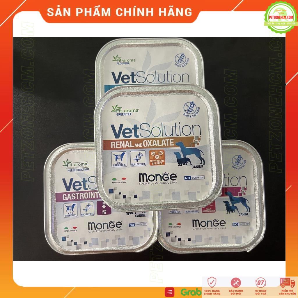 Pate Monge Italy 100g/150g  Thức ăn cho chó và mèo Pate Monge Vet Solution 100g/150g, chính hãng Ý - Renal&amp;Oxalate