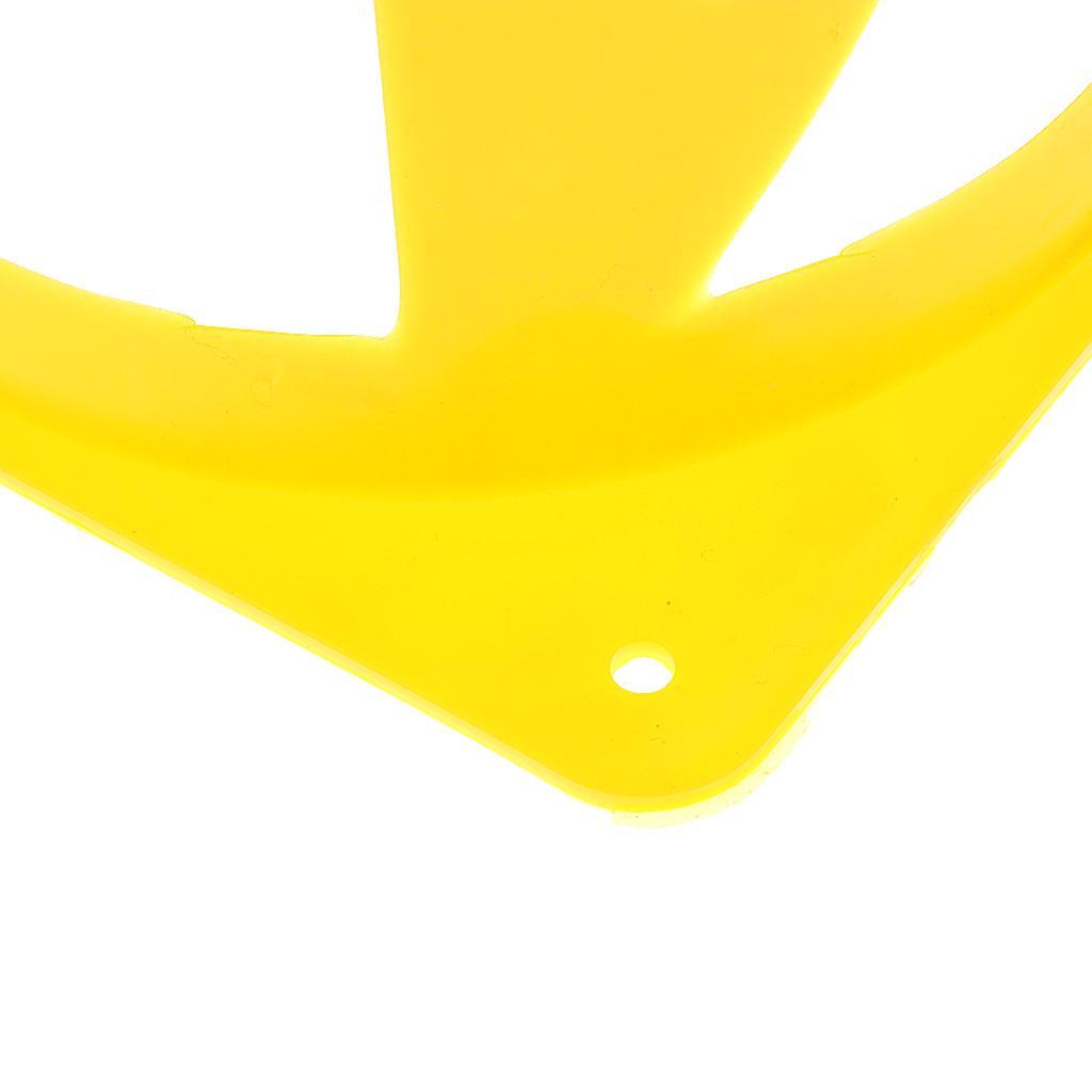 5pcs 9" Sport Training Traffic Cones Soccer Cone, Choice of Colors Yellow