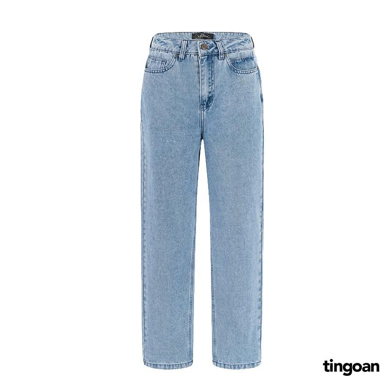 Quần cullotes bò xanh tingoan DUA LIPA JEANS/LB