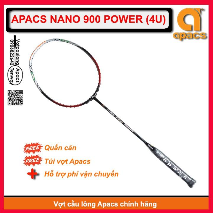 Vợt cầu lông Apacs Nano 900 Power - 4U đỏ | Vợt chính hãng, đánh phong trào