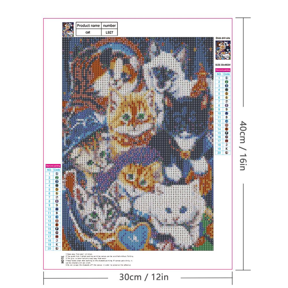 Bộ dụng cụ vẽ tranh kim cương 5D 12 x 16 inch