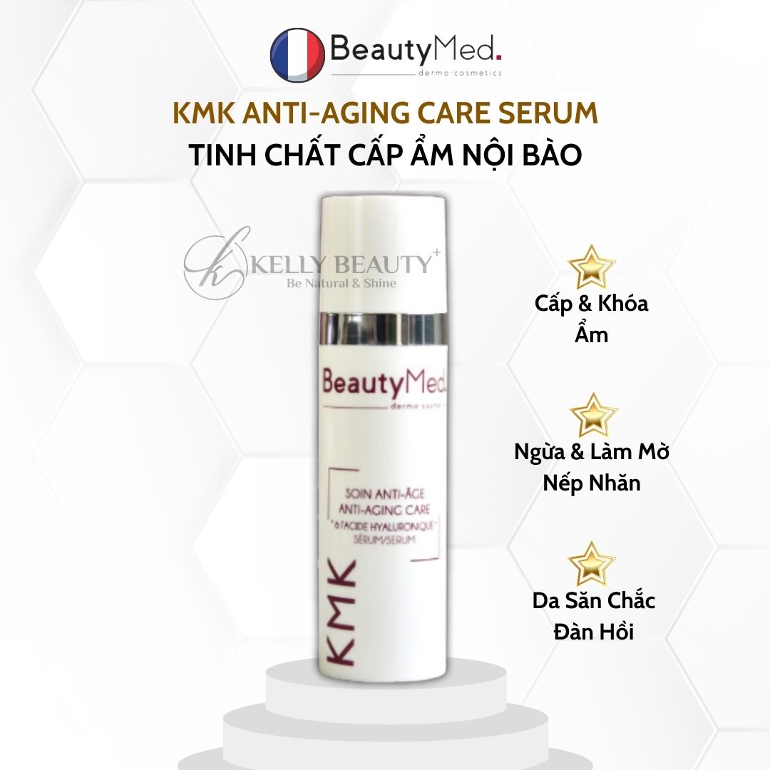 Serum HA KMK BeautyMed - Tinh Chất Cấp Ẩm Nội Bào, Giảm Nếp Nhăn; Căng Mịn Da | Kelly Beauty