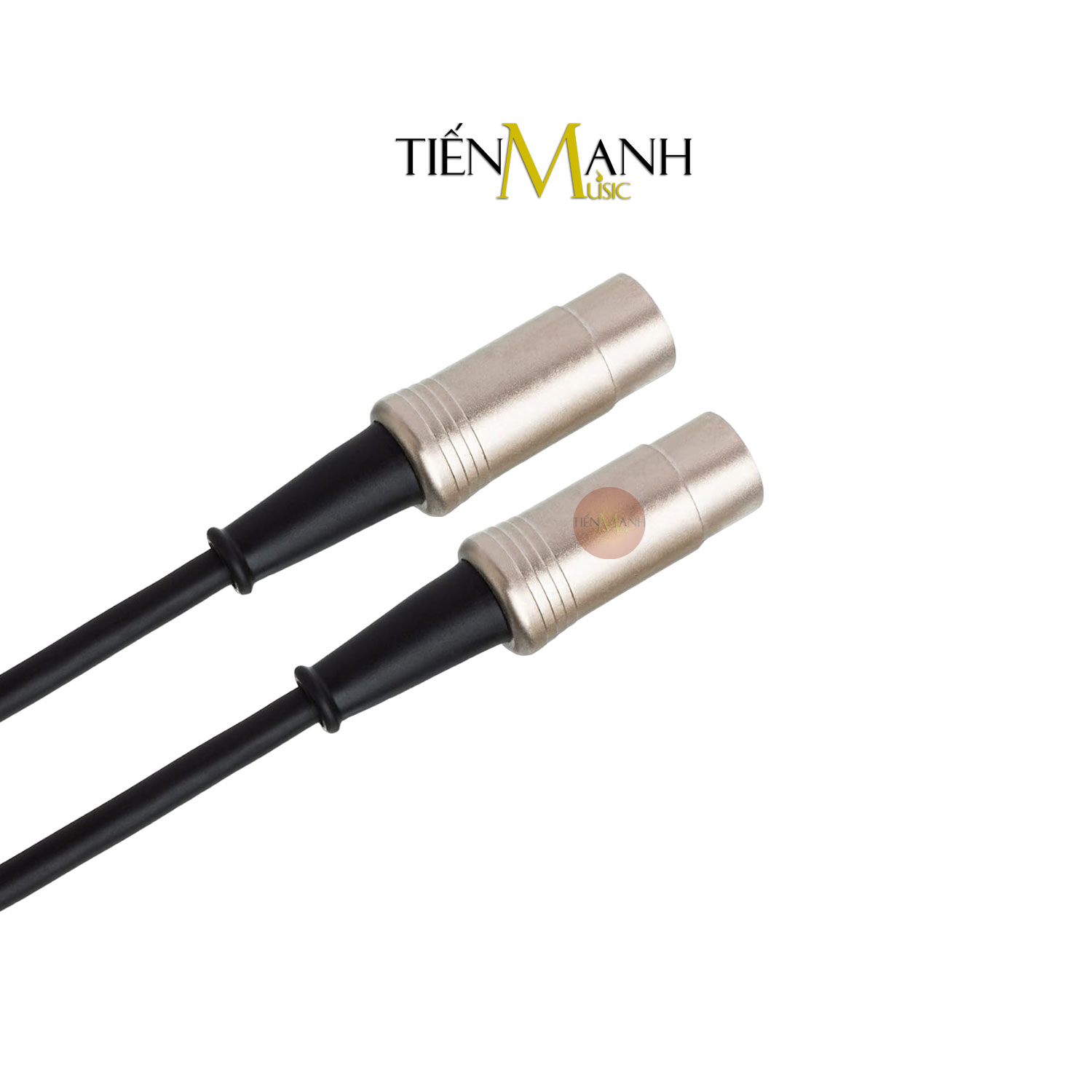 Dây Cáp MIDI Hosa 2 Đầu Kim Loại Cắm Tròn 5 Chân MID-503, 505, 510, 515, 520, 525 Cho Đàn Piano, Organ, Keyboard Cable 5-Pin DIN Hàng Chính Hãng - Kèm Móng Gẩy DreamMaker