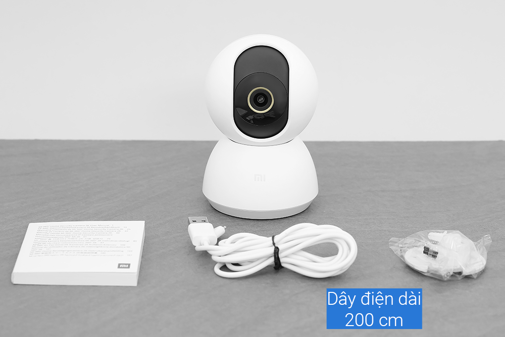 Camera IP Wifi Xiaomi Xoay 360 Độ Phân Giải 2K(2304 x 1296) Giám sát An Ninh - Hàng Chính Hãng