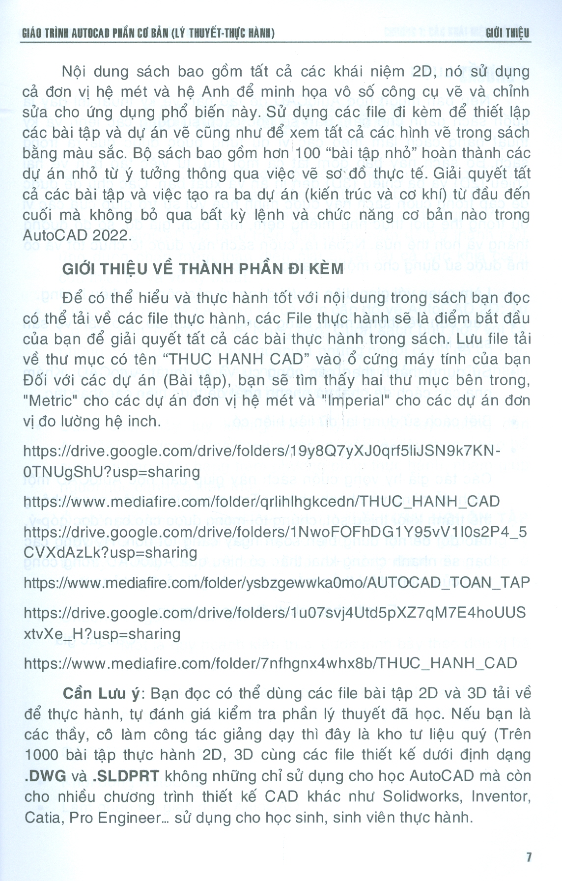 GIÁO TRÌNH AUTOCAD - PHẦN CƠ BẢN (Lý Thuyết - Thực hành) (Dùng cho các phiên bản Autocad 2023, 2022, 2021) (Tái bản lần 1)