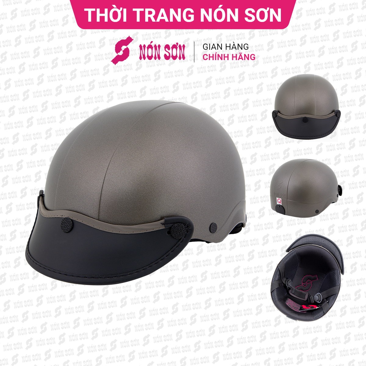 Mũ bảo hiểm trơn NÓN SƠN chính hãng TN-XM151