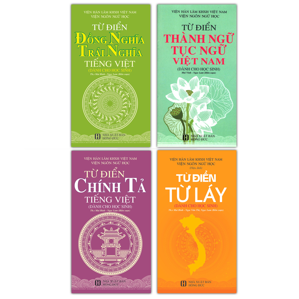 Combo 4 Cuốn Từ Điển Tiếng Việt Không Thể Thiếu Dành Cho Học Sinh