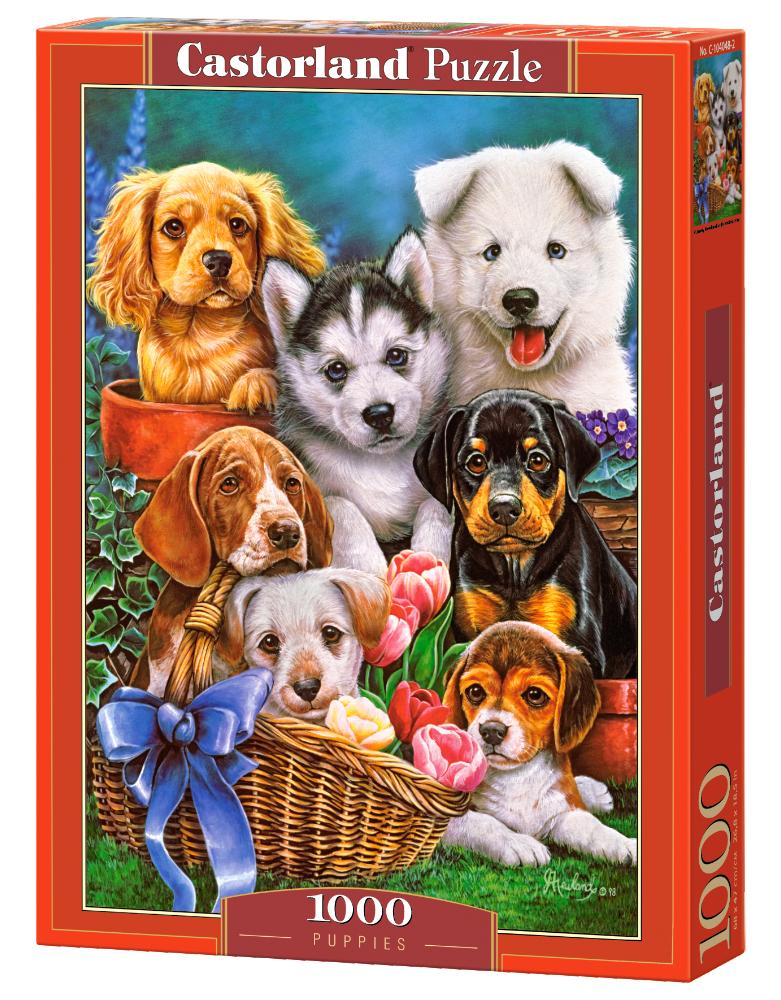 Xếp hình puzzle Puppies 1000 mảnh CASTORLAND C-104048