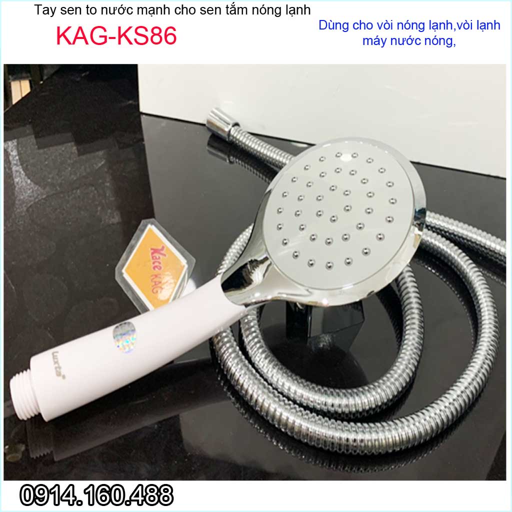 Vòi sen tắm KAG-KS86 trọn bộ có dây, best sales shower head vòi hoa sen tia nước mạnh sử dụng tốt