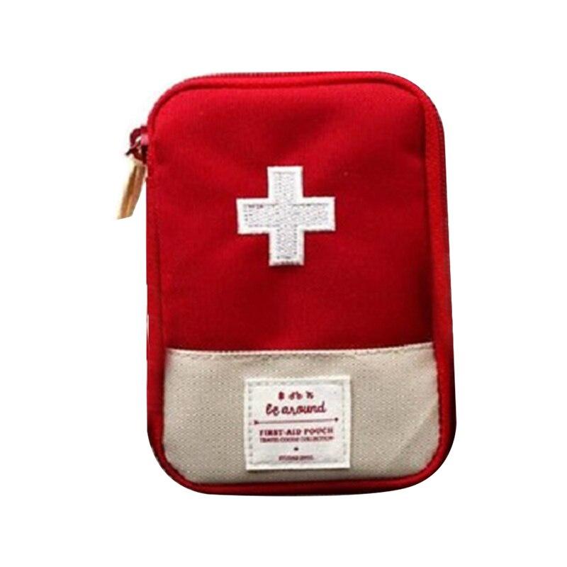 Bộ sơ cứu mini di động Túi đựng thuốc dành cho trường hợp khẩn cấp Hộp chia nhỏ thuốc tiện lợi.