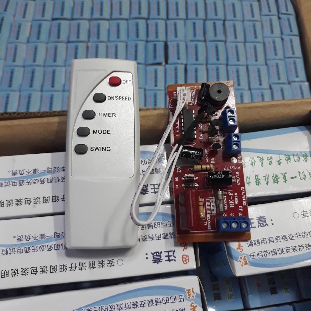 Combo 5 bộ mạch quạt điều khiển từ xa -LOẠI 1 CÓ IC BẢO VỆ BẢO HÀNH UY TÍN 1 ĐỔI 1