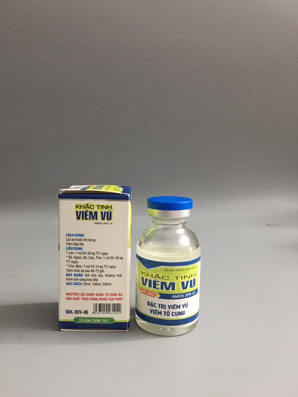Amox 20% dùng cho chó, mèo, gia súc, gia cầm