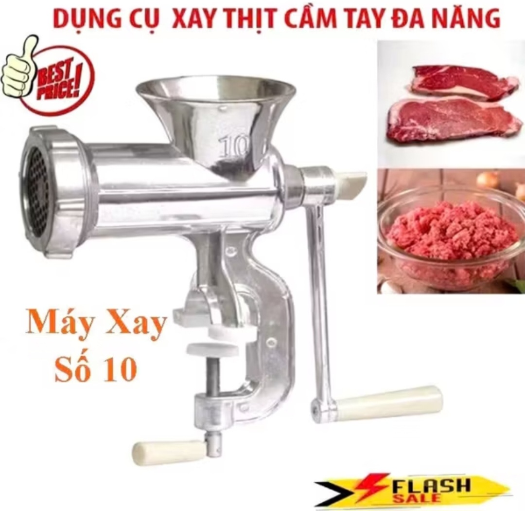 CỐI XAY THỊT CÁ CUA GIA VỊ QUAY TAY CAO CẤP