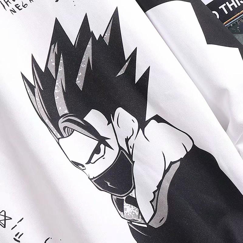 Áo hoodie dài tay in họa tiết hoạt hình thời trang dành cho nam