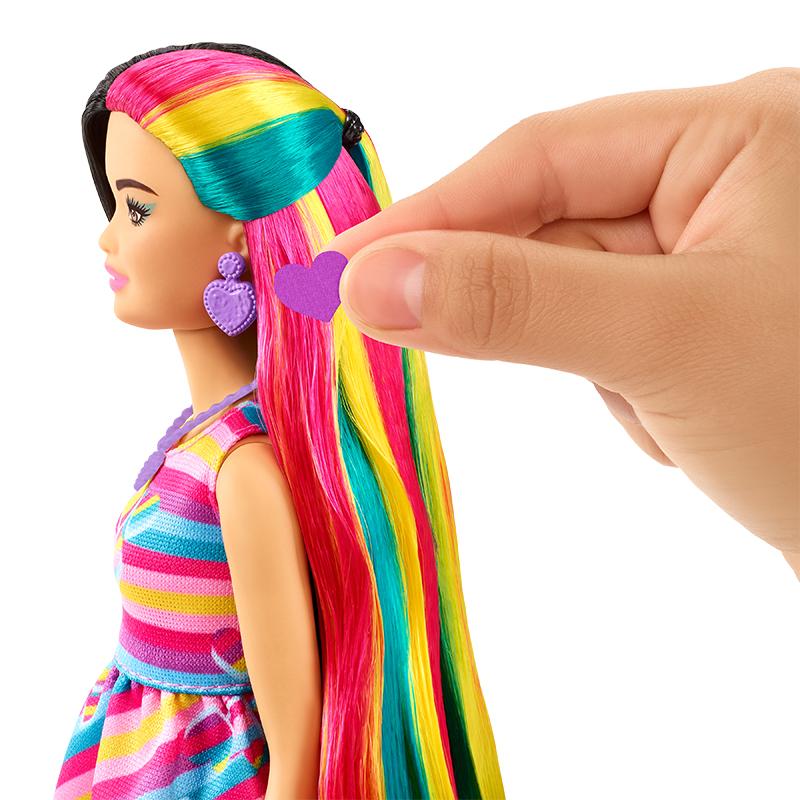 Đồ Chơi Barbie Hearts Và Mái Tóc Thời Trang Sành Điệu HCM90/HCM87