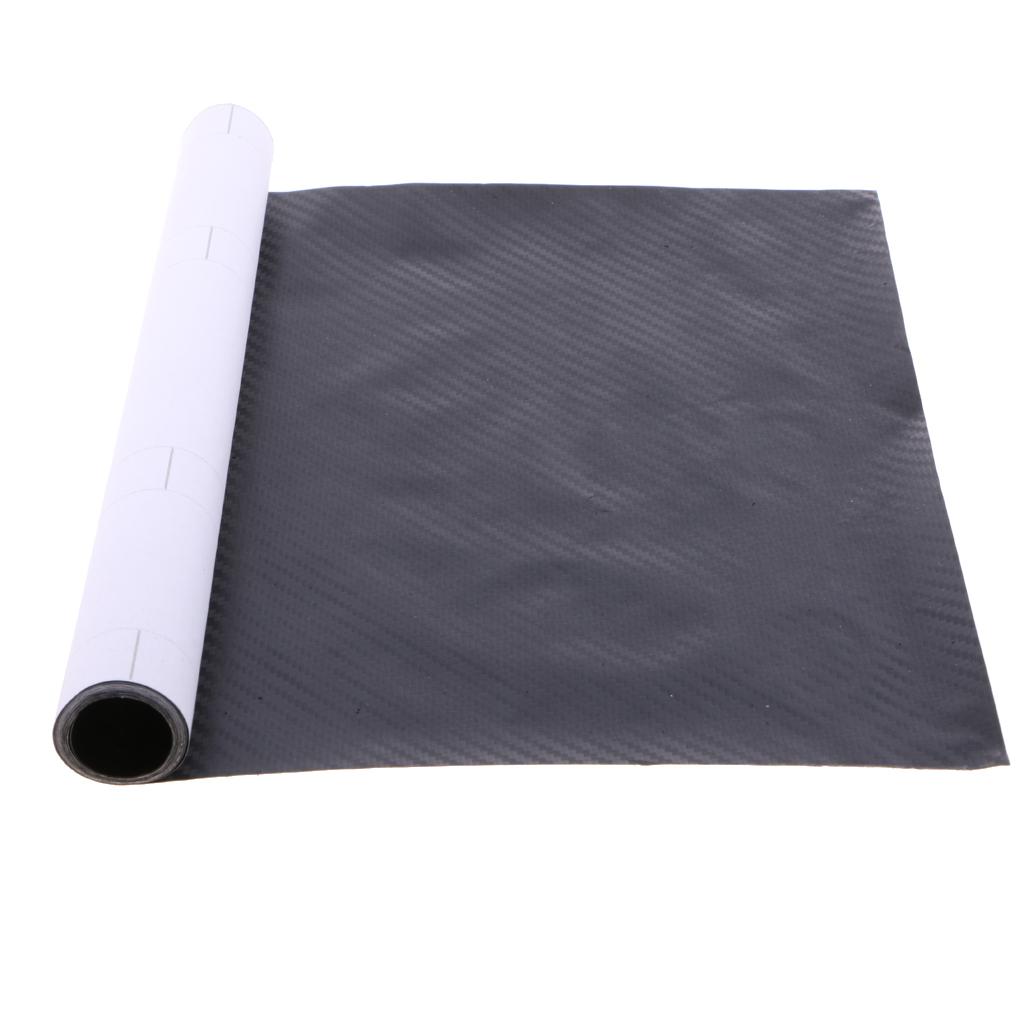 127x30cm Auto Carbon Fiber Vinyl Car Wrap Stickers Decal Film Sheet