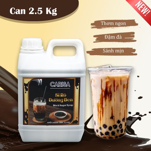 Siro CARISA Đường Đen 2L - Back Sugar Syrup