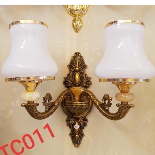 Đèn tường đôi mầu đồng DT