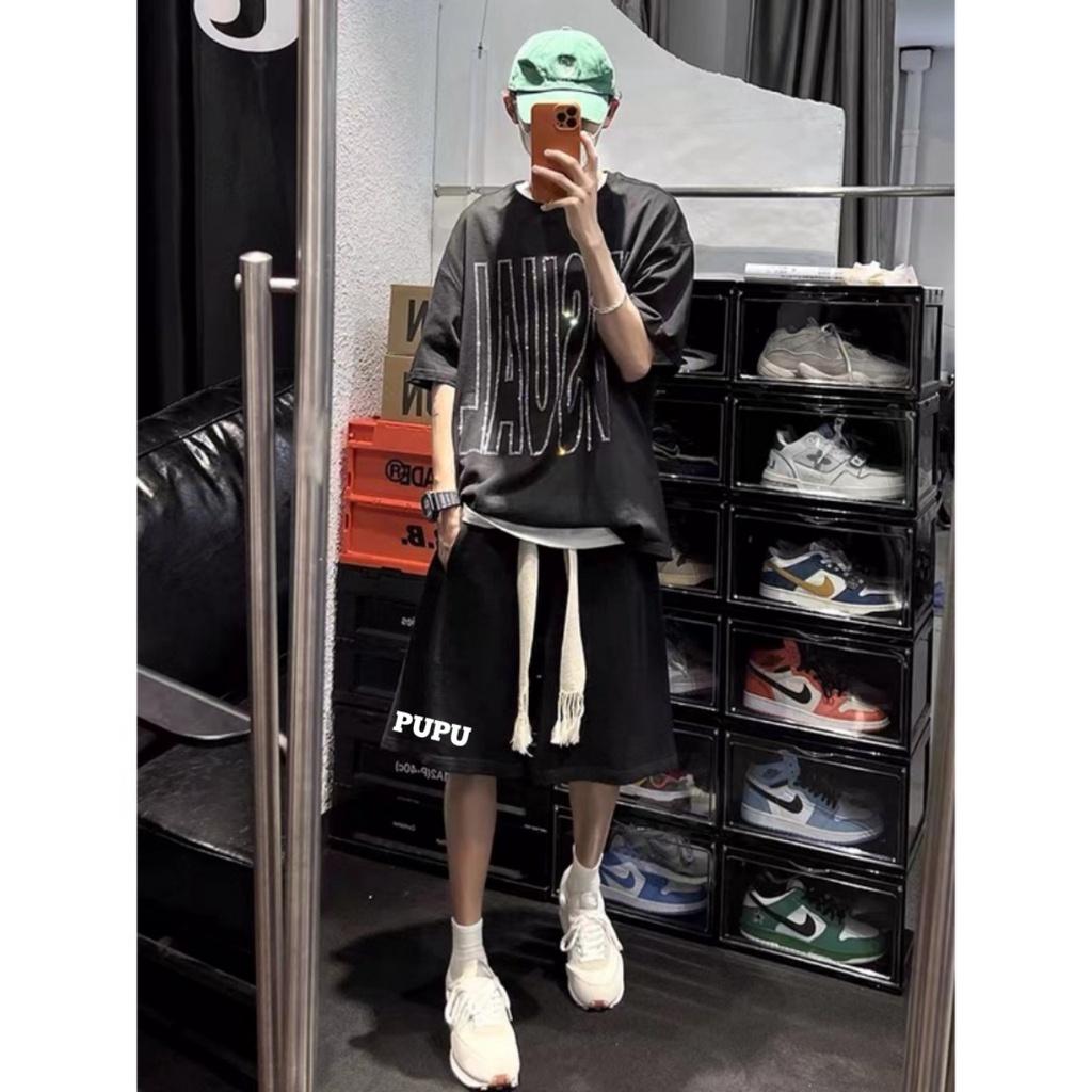 Quần short Nam Nữ,quần unisex dáng lửng thun trơn 3 màu