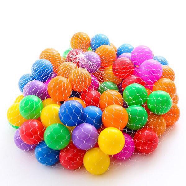 Combo 100 quả bóng nhựa mềm cho bé