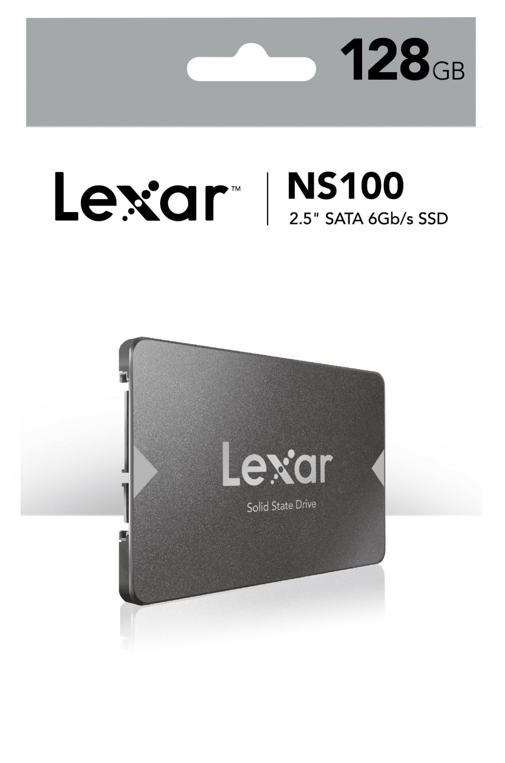 Ổ Cứng SSD Lexar LNS100 Sothing, dung lượng 128gb-256gb, hỗ trợ hệ thống máy tính chạy nhanh hơn, phù hợp nhiều loại máy tính- Hàng chính hãng