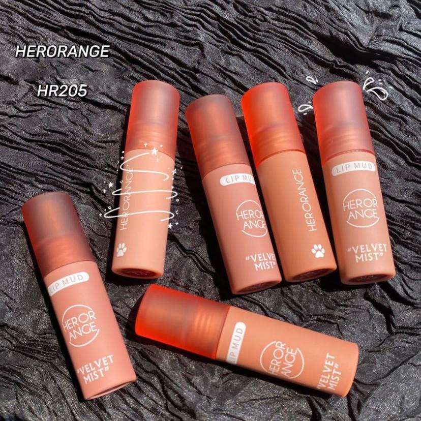 Son bùn lì mềm môi HERORANGE Velvet Mist 2.5g