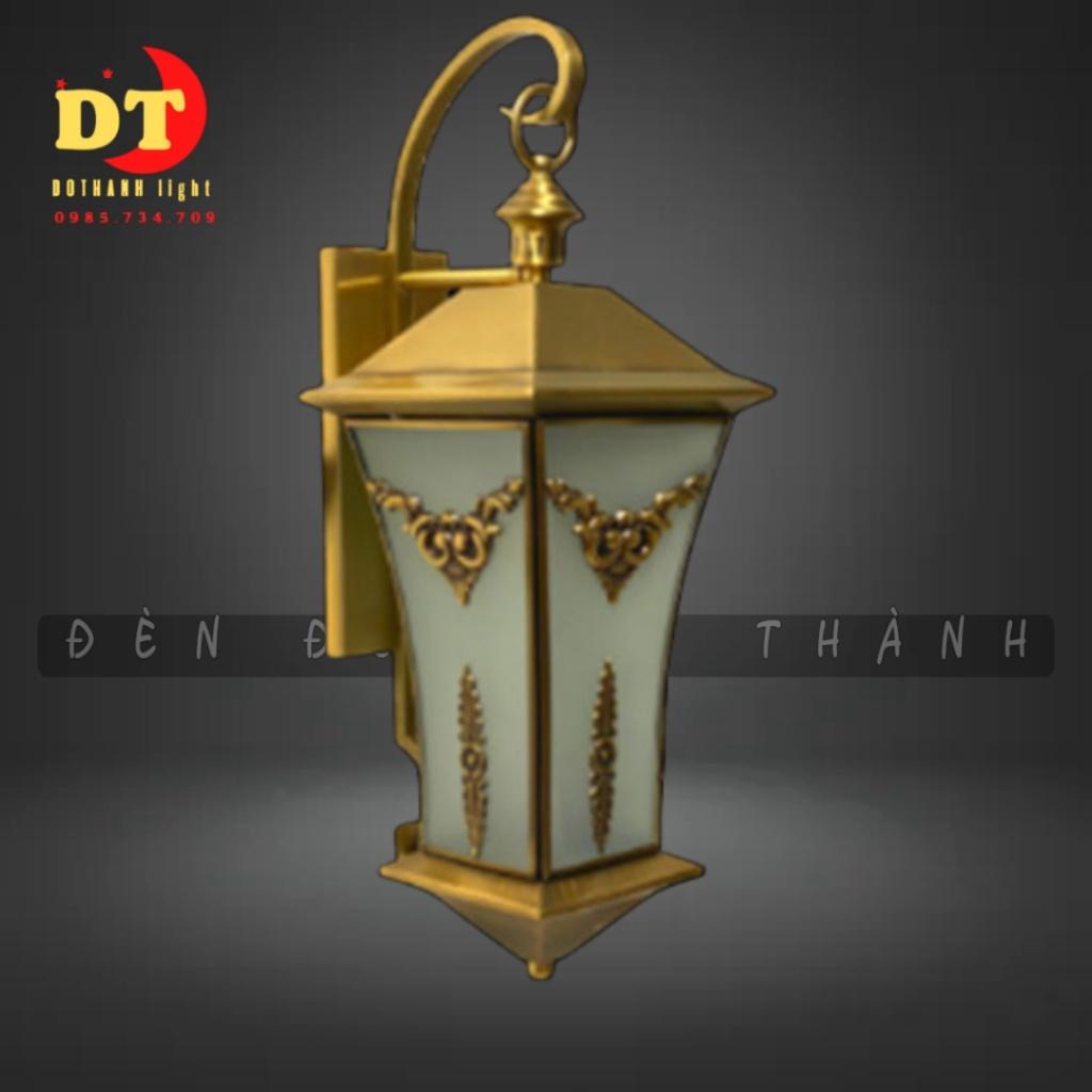 Đèn tường đồng kính ngoài trời cao cấp,sang trọng HTLQ DTK