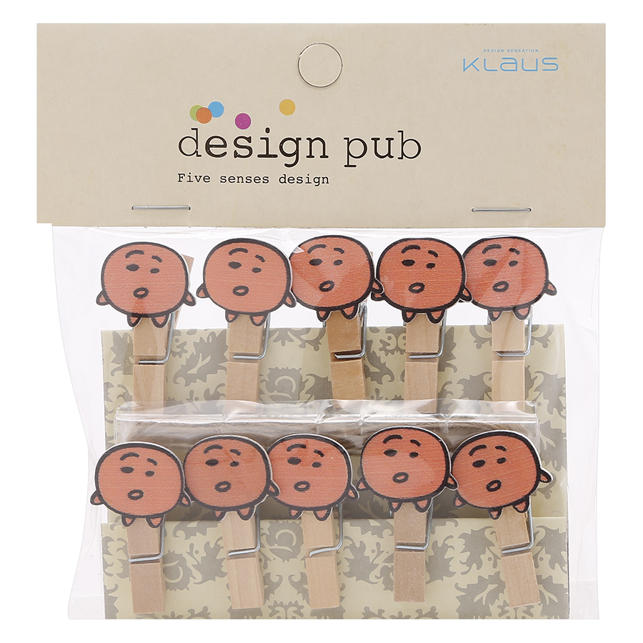 Bộ Kẹp Ảnh Gỗ - Bánh Quy Shooky (9 x 12 cm)