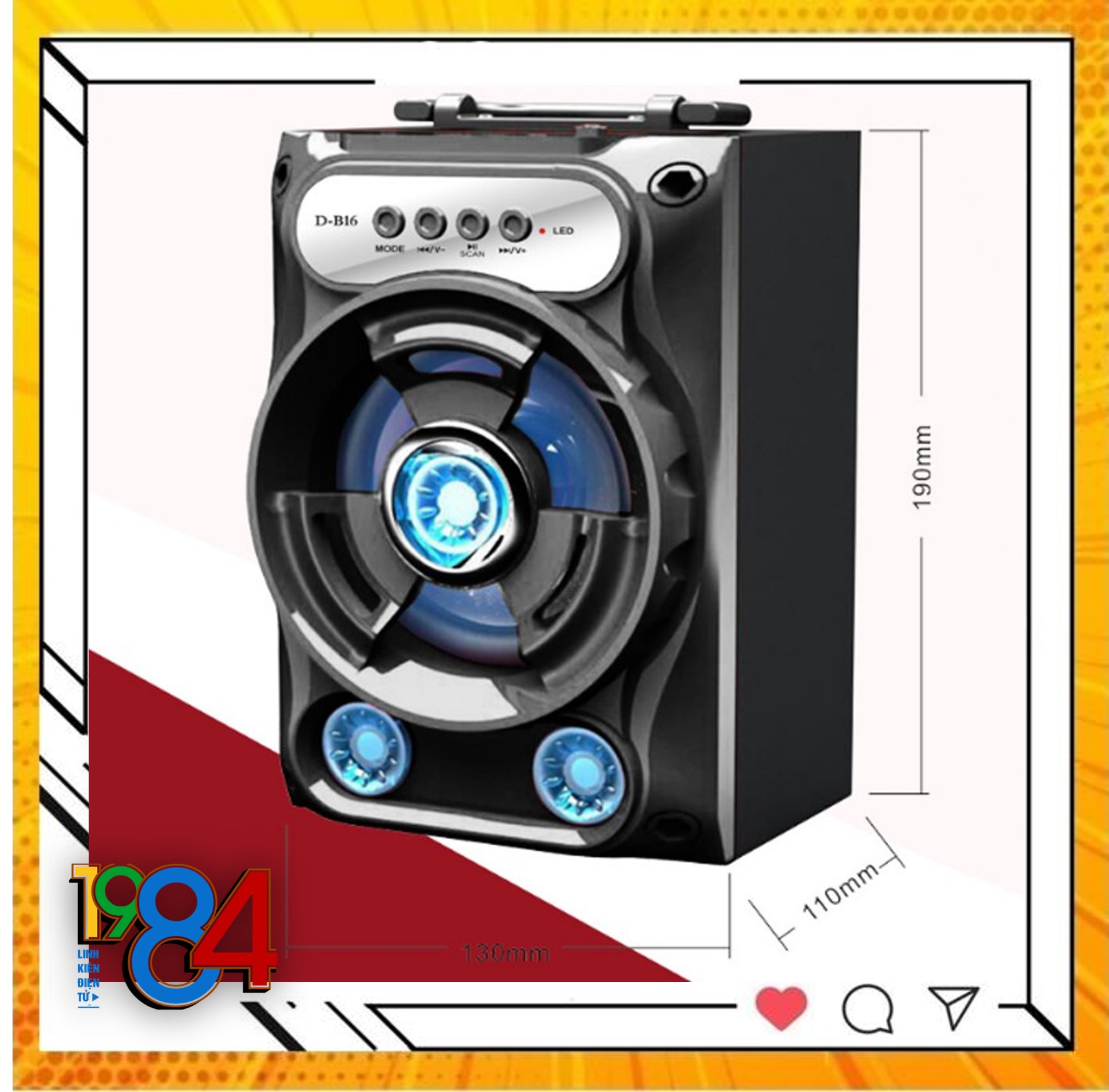 Loa gỗ Bluetooth  BT-1402